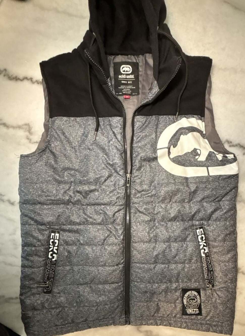 Ecko Unltd Hooded Puffer Vest